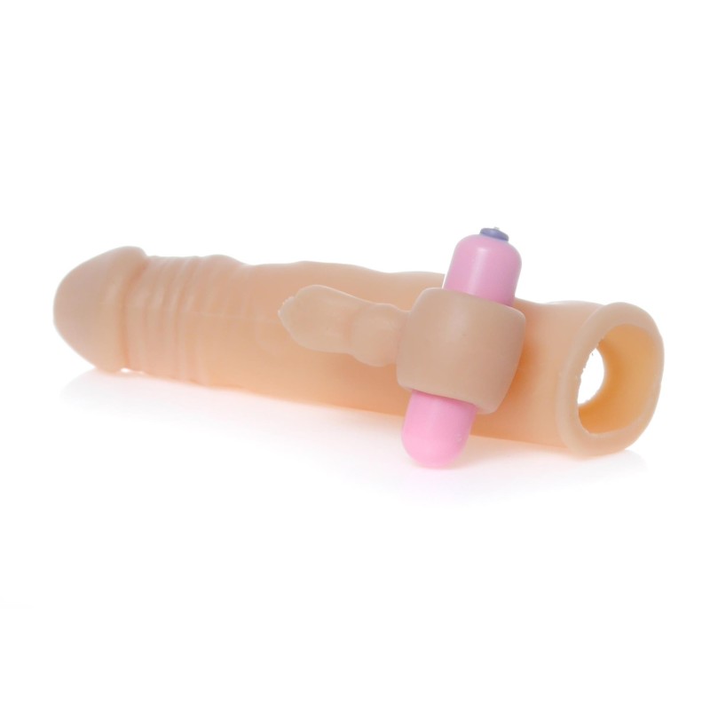 Nakładka przedłużająca penisa sex wibracje 18cm